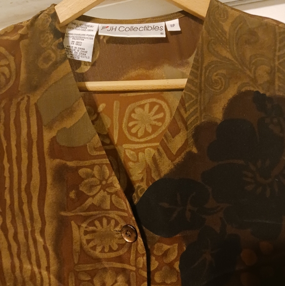 👚JH Collectables Vintage Long Sleeve Top 8P, 100% Polyester,Nice,Gift It.🎁 - Picture 4 of 8